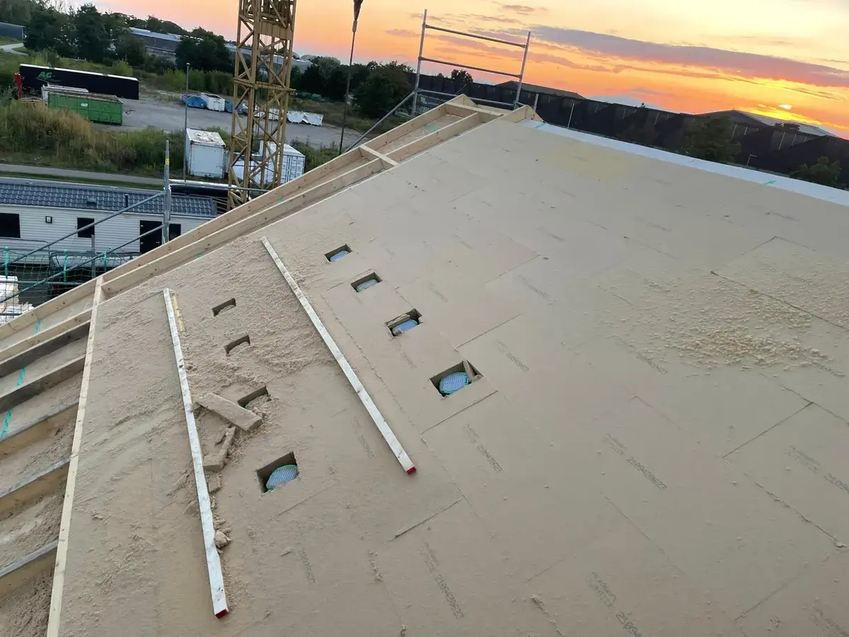 Dachinspektion – große Dachfläche zur visuellen Kontrolle