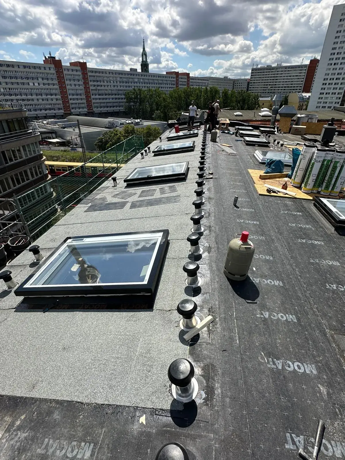 Punktuelle Instandsetzung an der Dachfläche