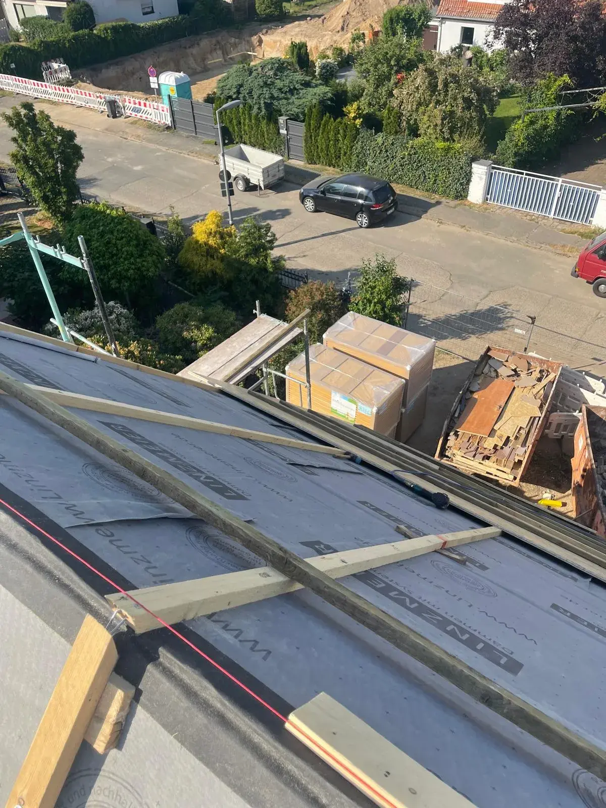 Aufbau neuer Dachschichten im Zuge der Dachsanierung