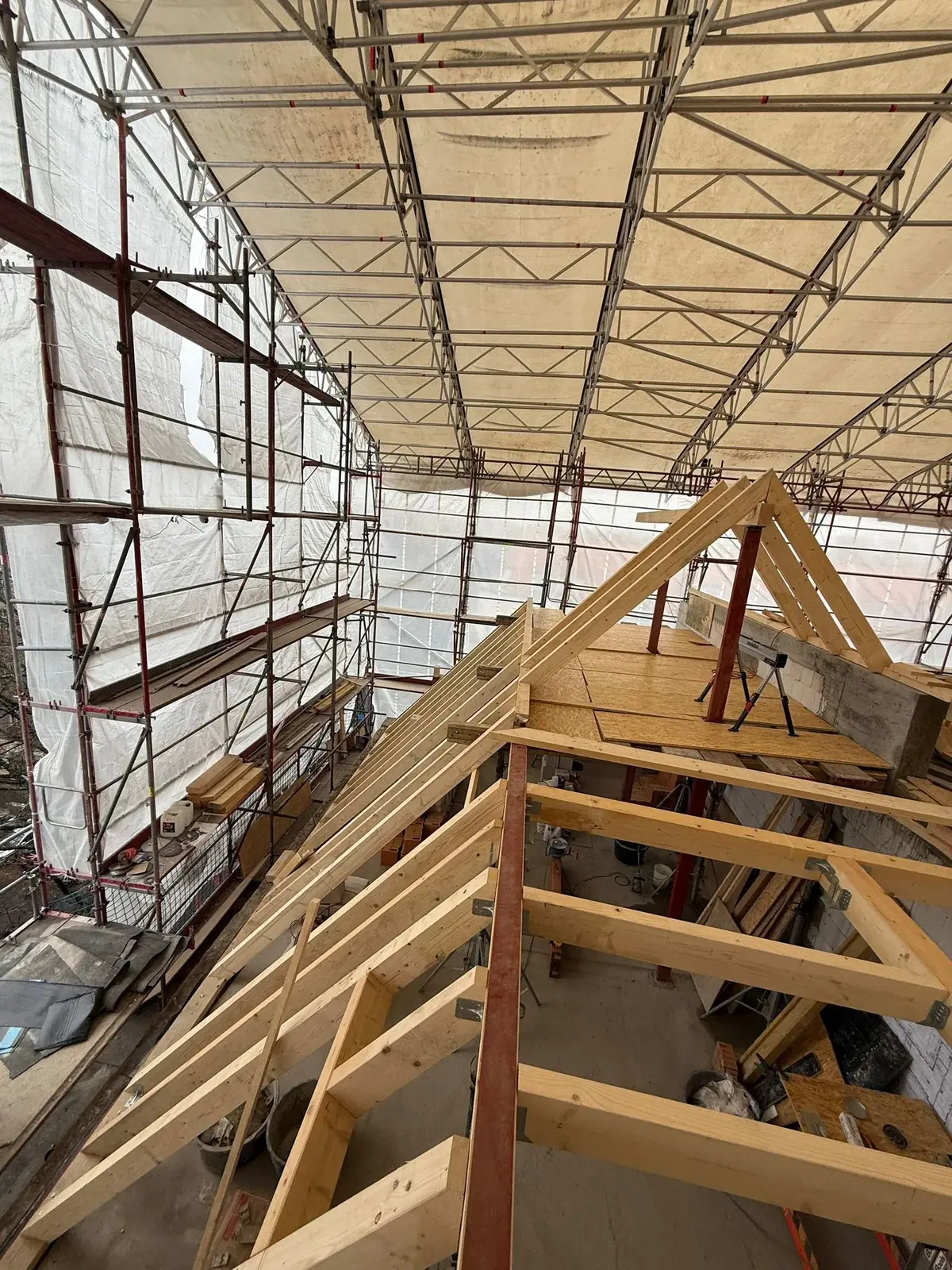 Zimmererarbeiten – Zimmererarbeiten im Innenraum